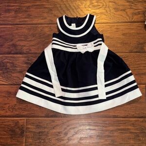 Bonnie Jean Navy and White Sailor Dress